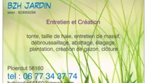 BZH JARDIN paysagiste à Ploërdut