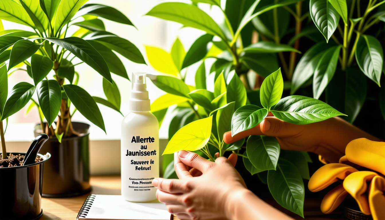 découvrez comment prévenir et traiter le jaunissement des feuilles de vos plantes d'intérieur. suivez nos conseils pratiques pour garder vos plantes en bonne santé et verdoyantes.