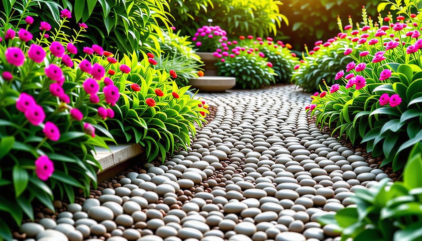 découvrez nos conseils et idées pour aménager votre jardin avec des galets. apprenez à harmoniser les pierres avec vos plantes et créez un espace extérieur esthétique et accueillant.