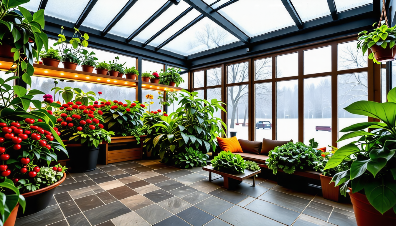 découvrez comment aménager un jardin d'hiver pour prolonger vos récoltes et profiter d'une oasis verte même pendant les mois les plus froids. apprenez les astuces pour choisir les bonnes plantes, optimiser l'espace et créer un environnement propice à la culture tout au long de l'année.