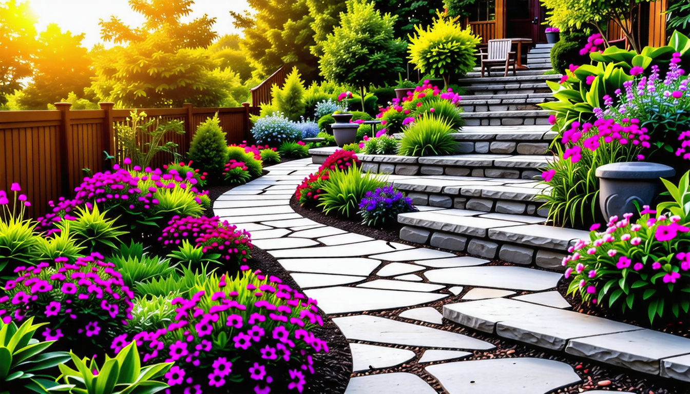 découvrez des idées pratiques pour aménager un jardin en pente et transformer cet espace en un véritable havre de paix. apprenez à exploiter les dénivelés, à choisir des plantes adaptées et à créer des terrasses esthétiques tout en améliorant la drainage de votre jardin.