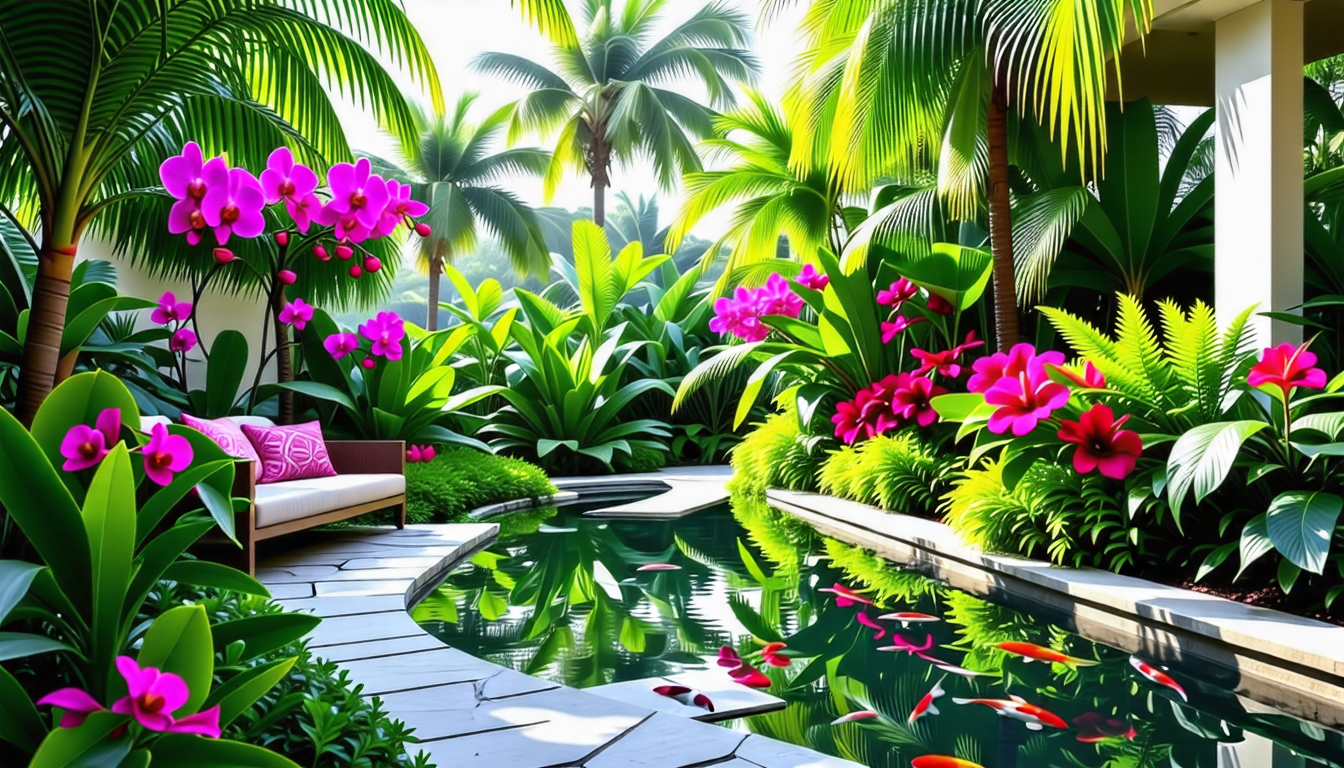découvrez comment aménager un jardin exotique en choisissant les plantes idéales pour créer un paysage luxuriant et coloré. nos conseils vous aideront à sélectionner les espèces les plus adaptées à votre climat et à vos envies, pour un espace extérieur qui vous transporte sous des cieux tropicaux.