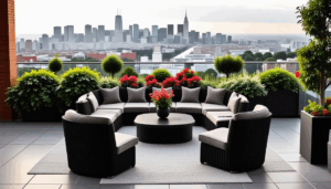 Imaginez-vous perché au sommet de votre immeuble, profitant d’une vue panoramique sur la ville, tout en étant enveloppé d’un jardin luxuriant. Transformez ce rêve en réalité grâce à un aménagement soigné de votre rooftop. Les terrasses de toit, également connues […]