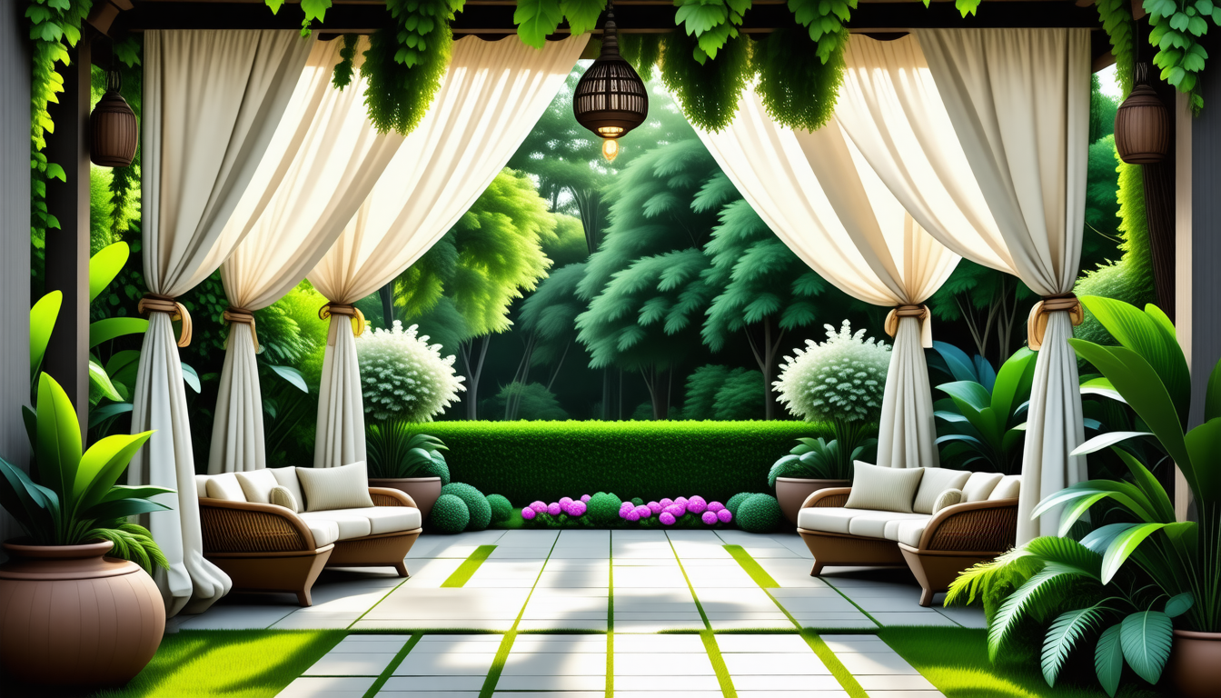 apportez charme et intimité à votre jardin avec des rideaux et voilages d’extérieur. découvrez nos conseils pour créer un espace convivial, élégant et protégé du soleil, parfait pour vos moments de détente en plein air.