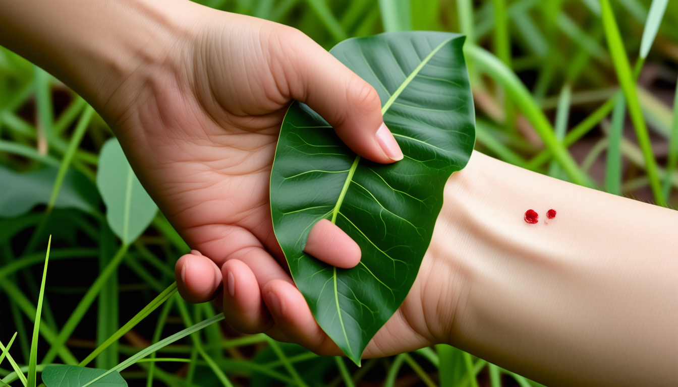 découvrez comment apaiser rapidement les piqûres d'insectes grâce aux propriétés naturelles de la feuille de plantain, un remède simple et efficace.