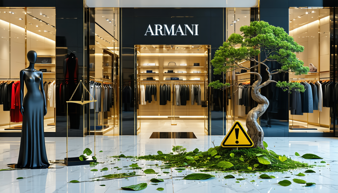 armani a été lourdement sanctionné en italie avec une amende de 3,5 millions d'euros pour des pratiques de greenwashing. découvrez les détails de cette décision qui soulève des questions sur l'engagement écologique des grandes marques.
