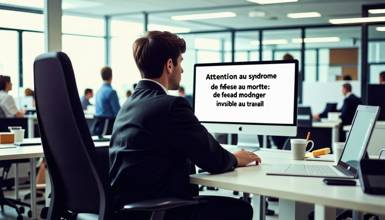 découvrez comment le syndrome de la fesse morte peut affecter votre santé au travail. apprenez à identifier les causes et les symptômes de ce danger invisible, ainsi que des conseils pratiques pour l'éviter et améliorer votre bien-être au bureau.