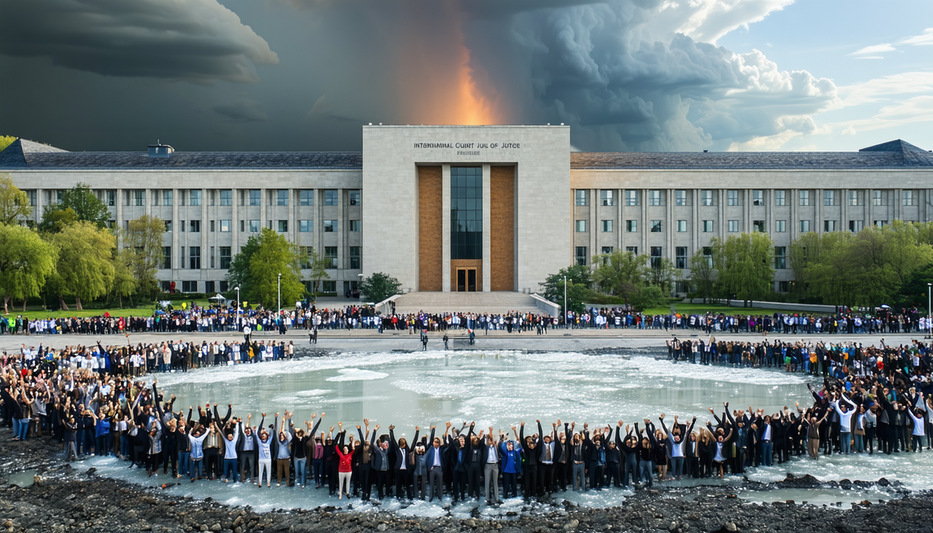 la cour internationale de justice appelle les états à prendre des mesures face aux enjeux climatiques ou à compenser les dommages occasionnés. découvrez les implications de cette décision pour la justice climatique et l'engagement des nations.
