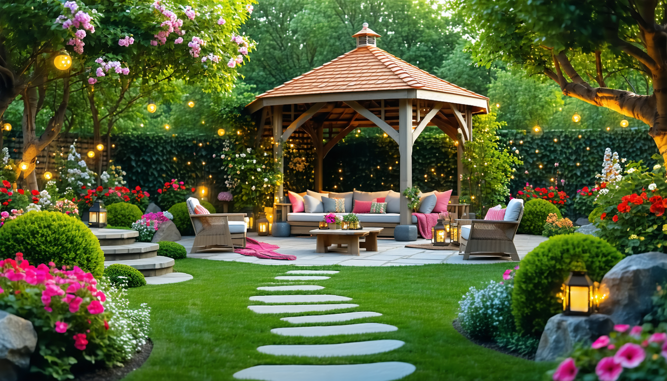 découvrez nos astuces pour aménager un jardin apaisant autour de votre gazebo. profitez de conseils pratiques pour créer un espace de détente idéal, avec des plantes, des mobiliers confortables et une ambiance harmonieuse. transformez votre jardin en un havre de paix.
