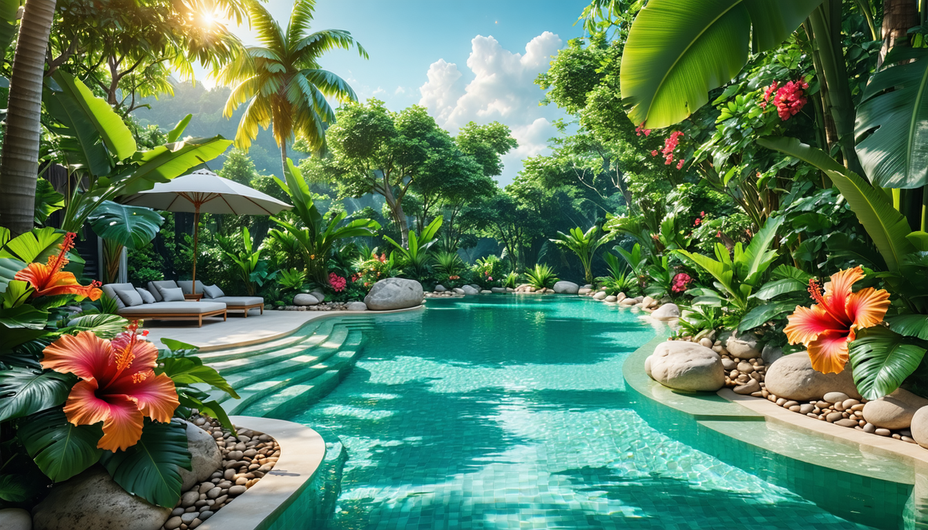 découvrez nos conseils pour aménager un jardin exotique autour de votre piscine. apprenez à choisir des plantes tropicales adaptées, à créer des espaces harmonieux et à profiter d'un cadre enchanteur. transformez votre extérieur en un véritable paradis !