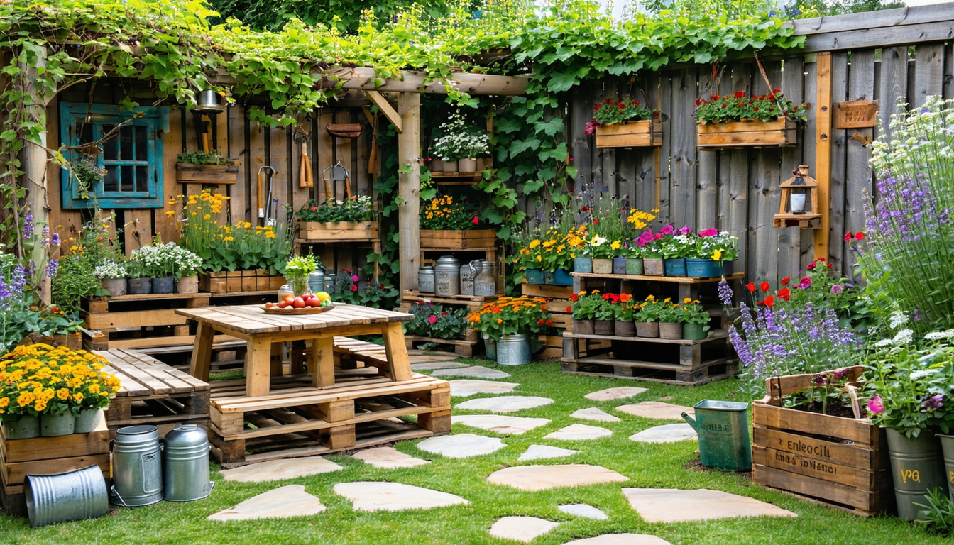 découvrez comment transformer votre espace extérieur en un jardin de style rustique grâce à des matériaux de récupération. inspirez-vous de nos conseils pratiques pour créer un environnement chaleureux et accueillant, tout en respectant l'environnement.