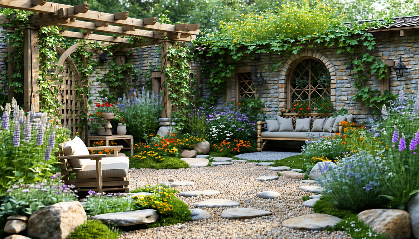 découvrez comment aménager un jardin d'inspiration rustique en utilisant des pierres naturelles et des bois récupérés. apprenez des astuces pour créer un espace chaleureux et harmonieux, alliant charme authentique et respect de l'environnement.
