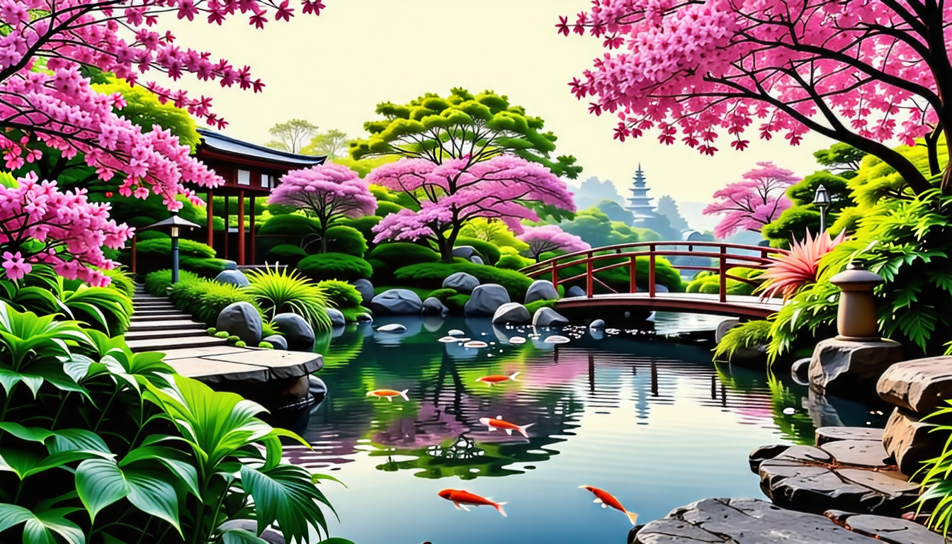 découvrez comment aménager un jardin japonais harmonieux autour d'un bassin. apprenez les techniques essentielles pour créer un espace zen, mêlant esthétisme et sérénité, grâce à des éléments naturels tels que les pierres, les plantes aquatiques et les lanternes, pour une ambiance apaisante.