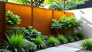 Dans l’univers du paysagisme contemporain, l’usage de l’acier Corten se révèle être une tendance marquante. Ce matériau, avec sa patine rouillée, offre des possibilités infinies d’associations avec des plantations modernes, permettant de créer des espaces extérieurs à la fois esthétiques […]