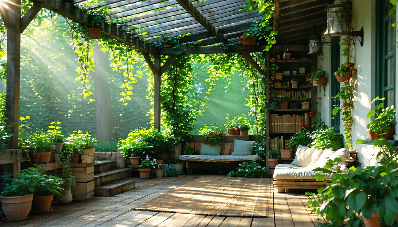 découvrez comment aménager un coin lecture confortable et ombragé sous une pergola végétale. suivez nos conseils pratiques pour choisir les plantes idéales, le mobilier adapté et créer une ambiance apaisante qui vous invite à la détente et à la lecture.