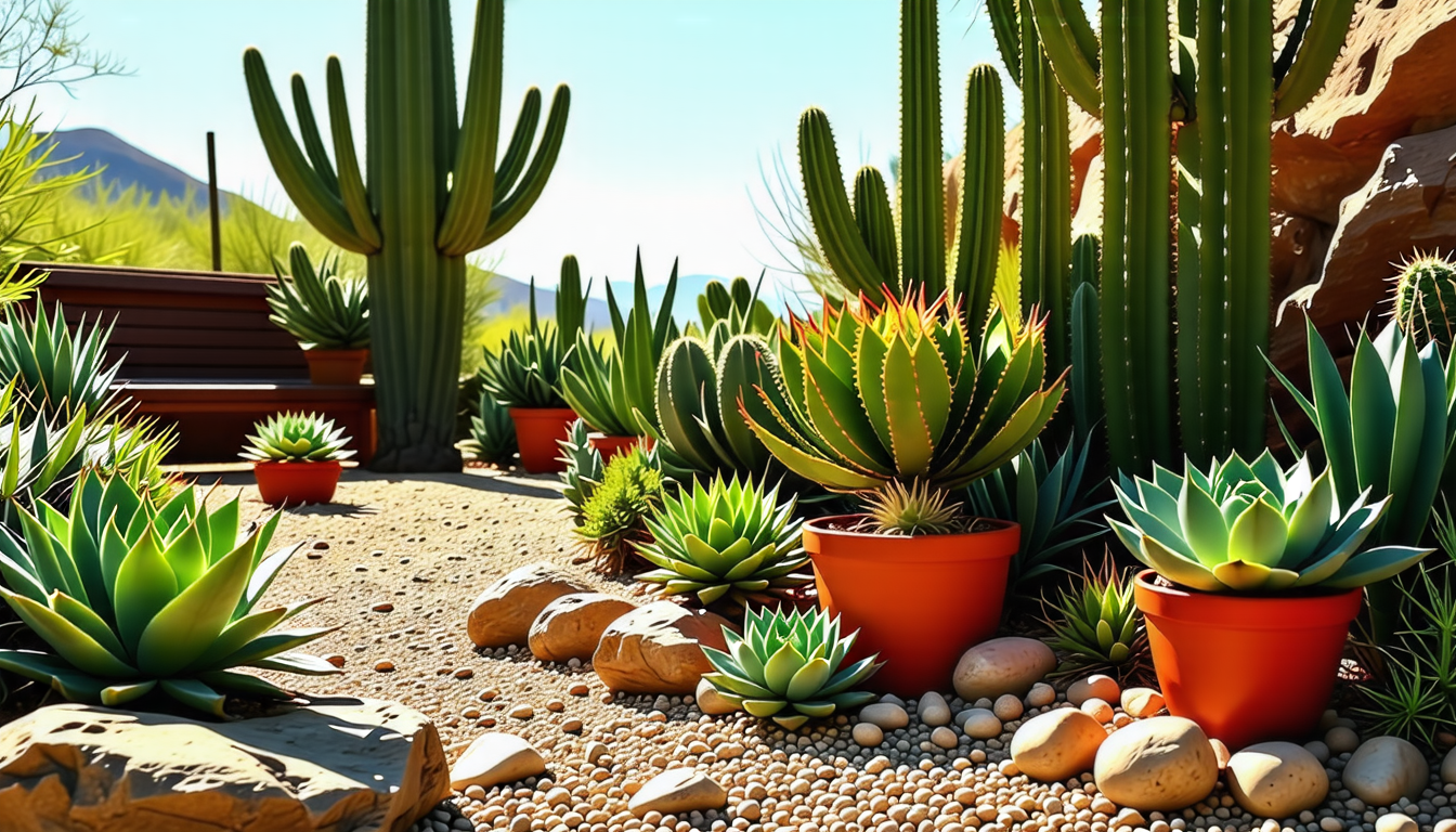 découvrez les étapes essentielles pour créer un jardin de cactus et de plantes succulentes qui embellira votre espace. apprenez à choisir les bonnes espèces, à les planter et à les entretenir pour un jardin résistant et coloré. parfait pour les amateurs de jardinage en quête de simplicité et d'esthétisme.