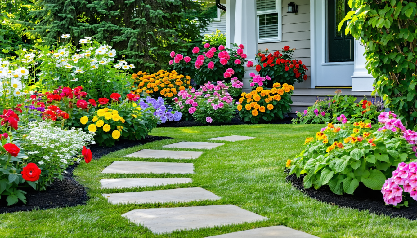 découvrez nos conseils pratiques pour créer un jardin de fleurs flamboyant qui saura égayer votre entrée de maison. de la sélection des plantes aux astuces d'aménagement, transformez votre espace extérieur en un véritable havre de beauté.