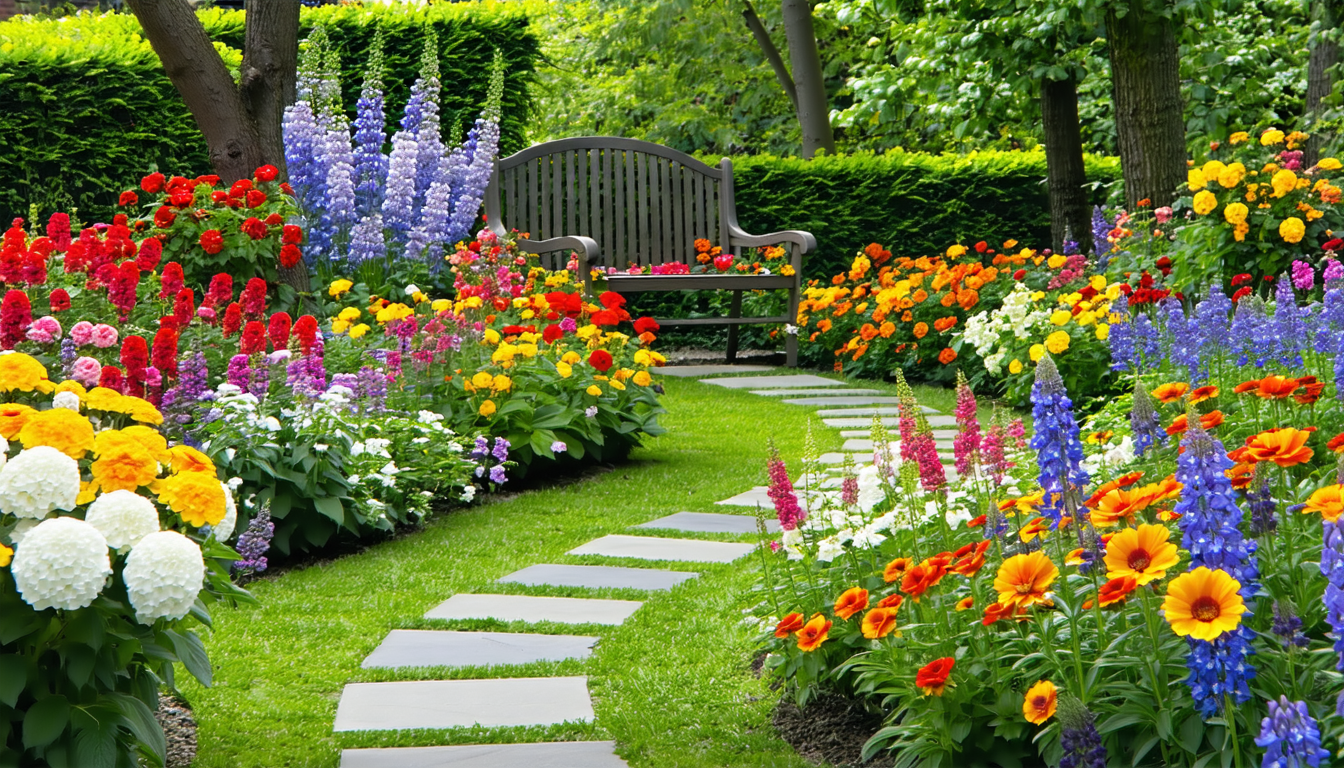 découvrez comment concevoir un jardin de fleurs éclatant en jouant avec une palette de couleurs variées. obtenez des conseils pratiques sur le choix des plantes, l'agencement des fleurs et l'entretien pour un jardin harmonieux et captivant tout au long de l'année.