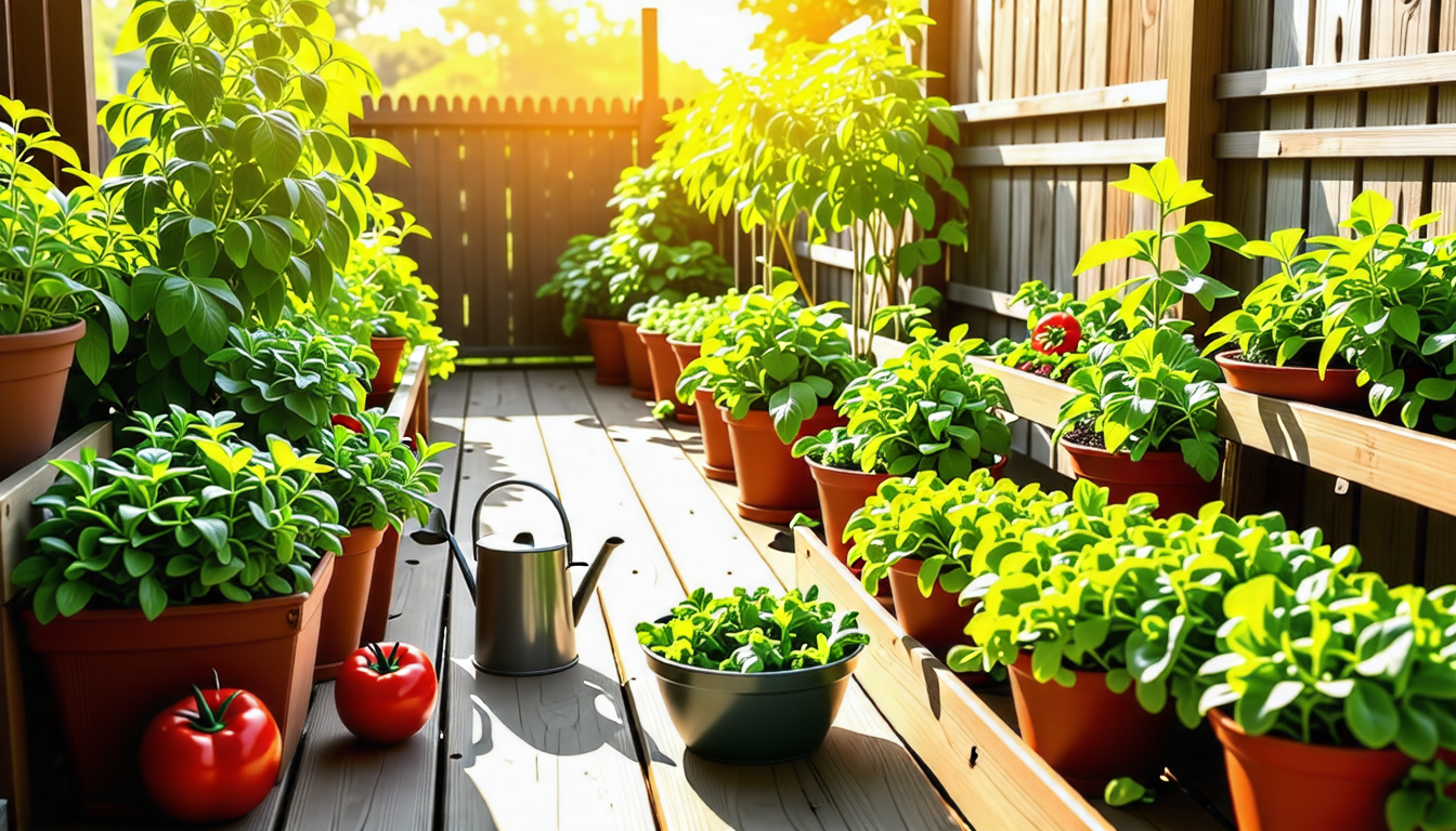 découvrez comment aménager un jardin de légumes en pots, même avec un espace limité. découvrez des astuces pratiques pour choisir les bonnes plantes, préparer le sol et entretenir votre potager pour une récolte abondante.