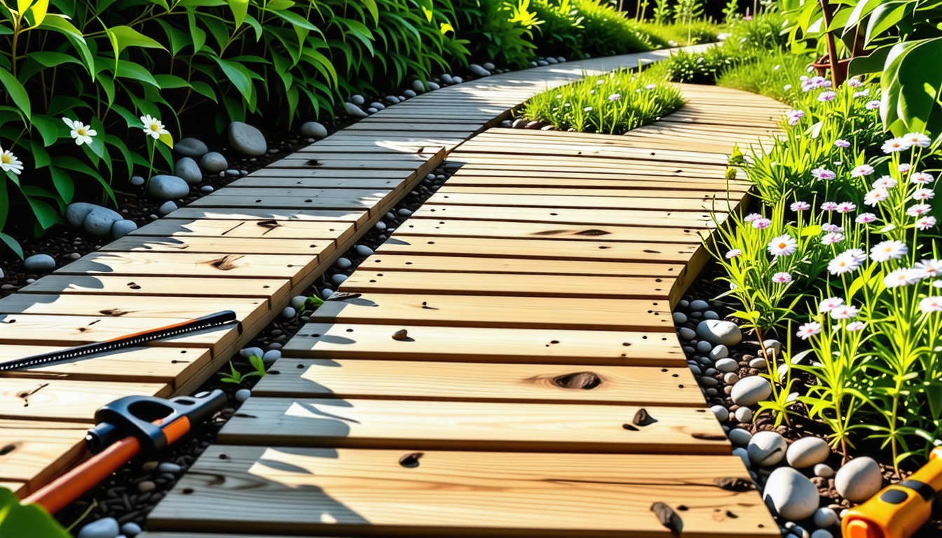 découvrez comment créer une allée en bois qui apporte une touche naturelle à votre jardin. suivez nos conseils pratiques pour choisir les meilleures essences de bois, préparer votre terrain et réaliser une installation durable et esthétique.