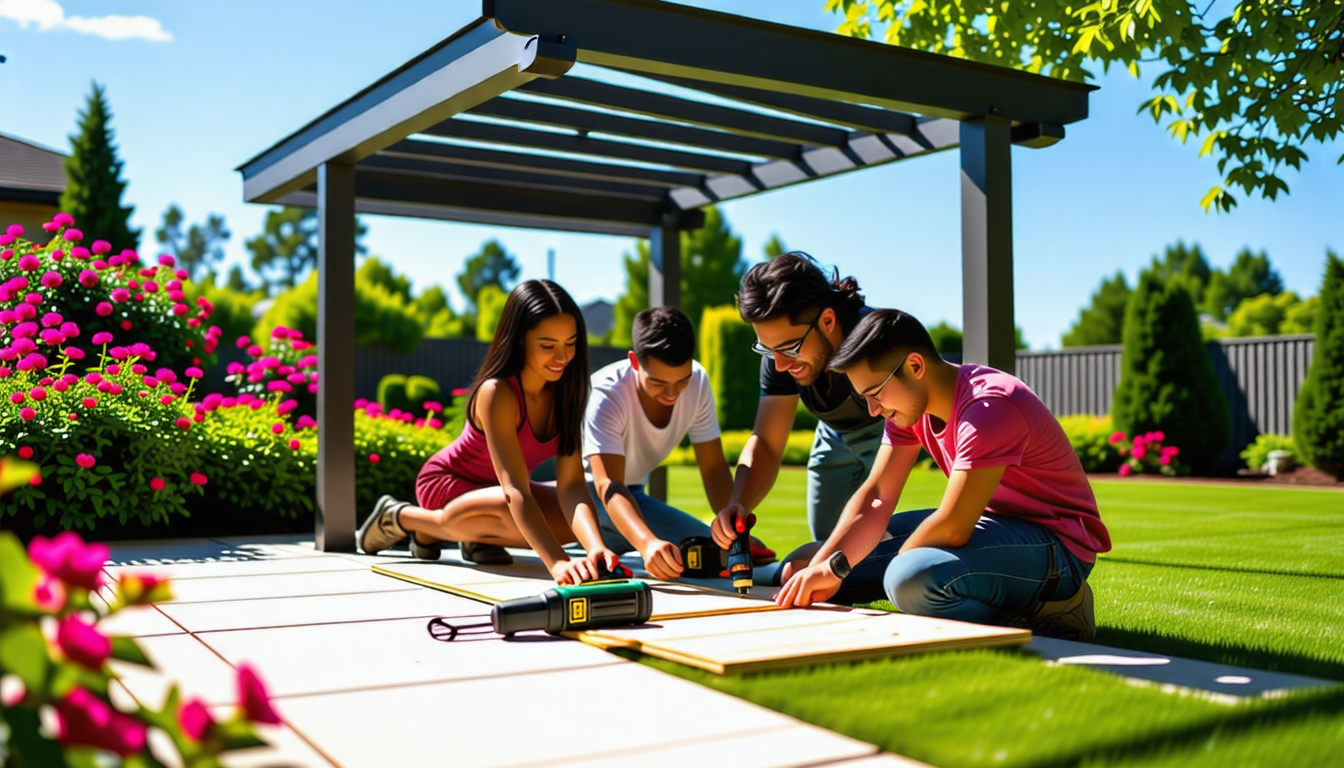 découvrez étape par étape comment installer une pergola en aluminium dans votre jardin. suivez nos conseils pratiques pour choisir l'emplacement idéal, préparer le terrain et assembler votre structure, tout en ajoutant une touche d'élégance et de confort à votre extérieur.
