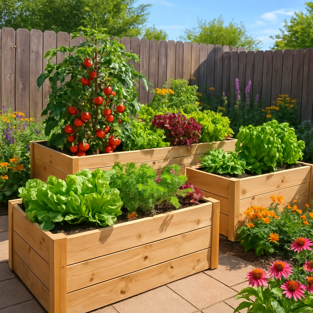découvrez comment intégrer des bacs en bois pour cultiver vos légumes en hauteur. suivez nos conseils pratiques pour aménager un jardin vertical esthétique et productif, parfait pour optimiser votre espace extérieur tout en facilitant l'entretien de vos cultures.