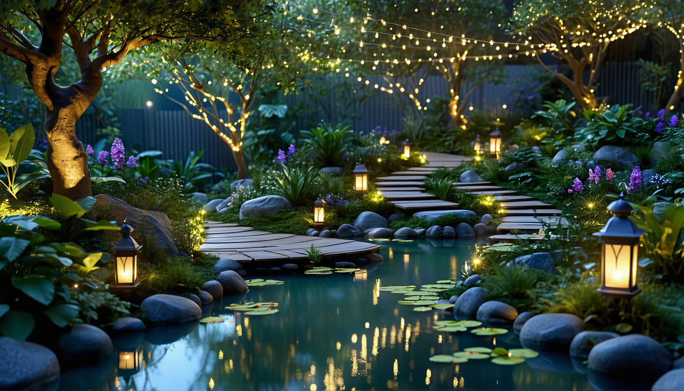découvrez comment transformer votre jardin en un havre de paix nocturne grâce à des éclairages d'ambiance astucieux. suivez nos conseils pour choisir les meilleures luminaires, créer une atmosphère chaleureuse et mettre en valeur la beauté de votre espace extérieur après le coucher du soleil.