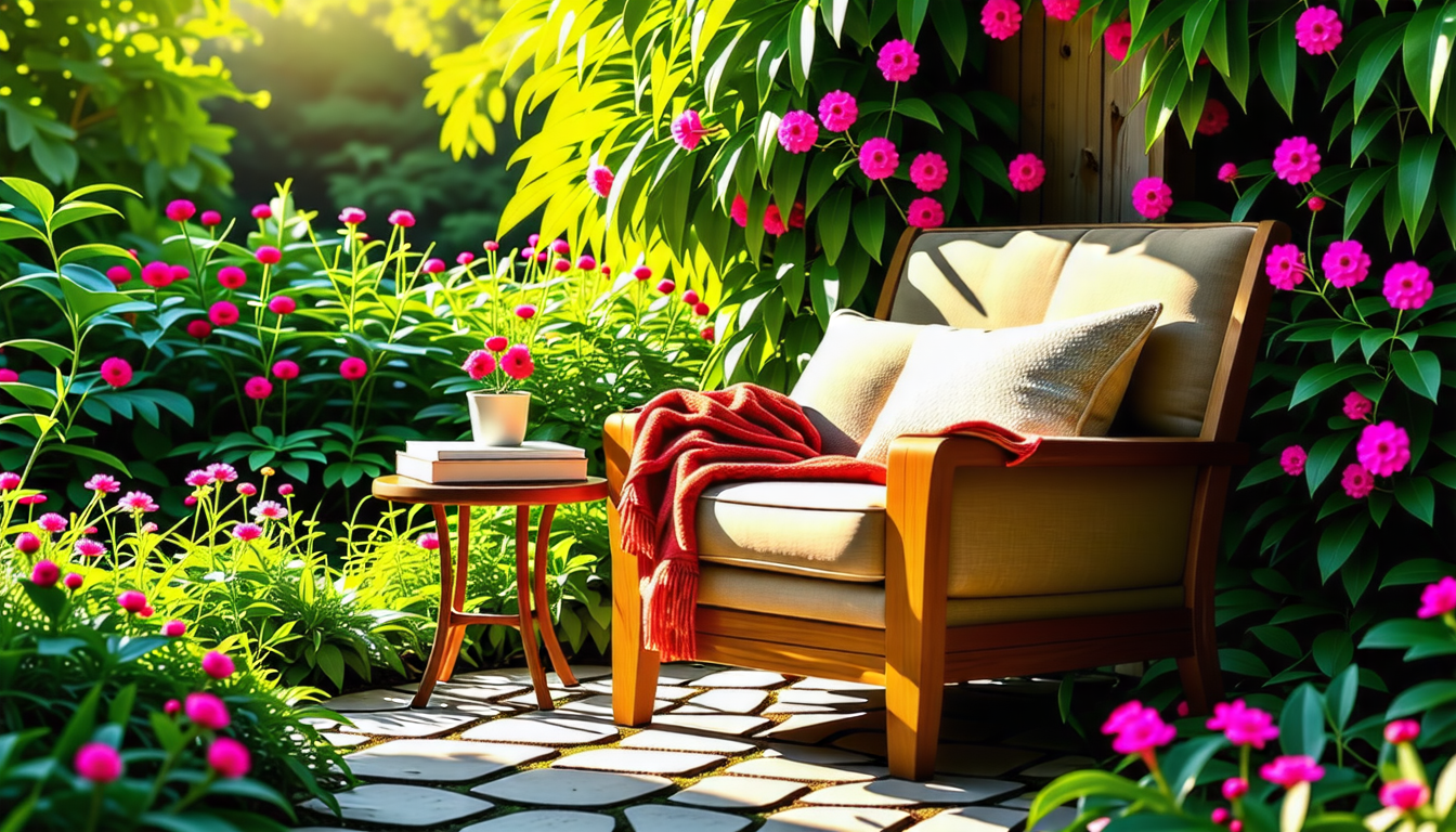 découvrez comment transformer votre jardin en un havre de paix en intégrant un coin lecture harmonieux. explorez des idées de meubles confortables et astucieux, adaptés à votre espace extérieur, pour créer un lieu idyllique où vous pourrez vous détendre avec un bon livre au cœur de la nature.