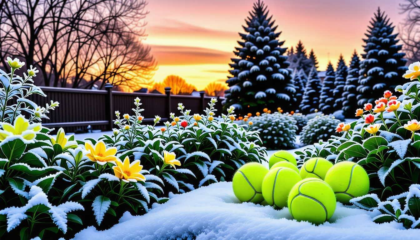 découvrez comment des balles de tennis peuvent devenir vos alliées pour protéger votre jardin pendant l'hiver. apprenez des astuces pratiques pour utiliser ces objets inattendus pour améliorer la santé de vos plantes et optimiser l'entretien de votre espace vert durant la saison froide.