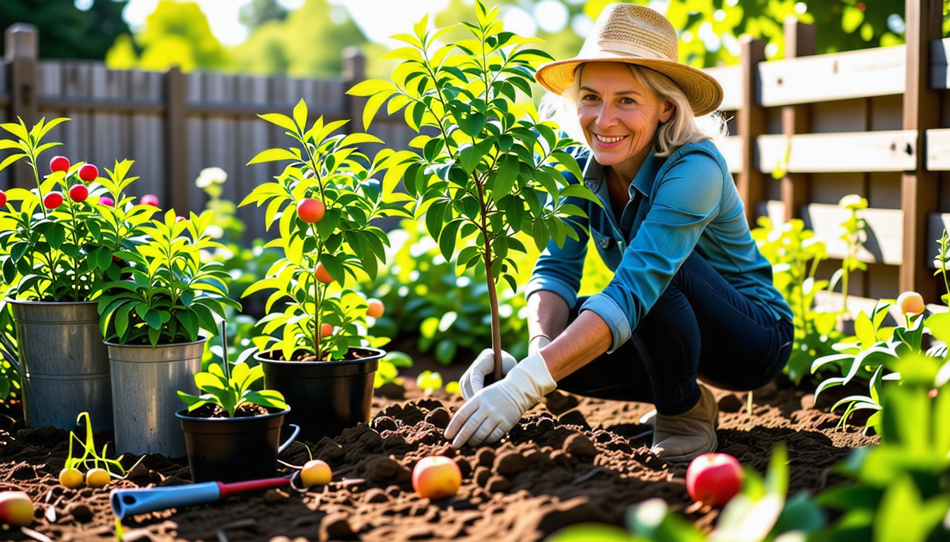 découvrez nos conseils pratiques pour planter et entretenir des arbres fruitiers dans un petit espace. apprenez à choisir les variétés adaptées, à optimiser l'espace disponible et à assurer leur croissance, tout en profitant de délicieuses récoltes même dans un jardin réduit.