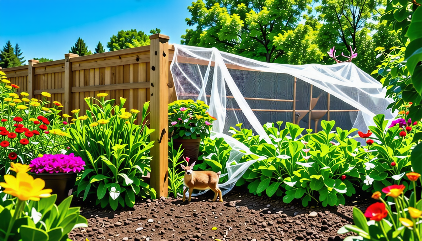 découvrez des techniques efficaces pour protéger votre jardin des animaux sauvages. apprenez à utiliser des méthodes naturelles et des solutions pratiques pour préserver vos plantes et votre espace extérieur tout en respectant la faune.