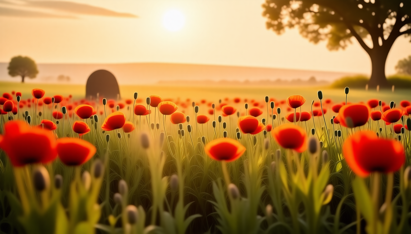 découvrez le symbolisme du coquelicot, fleur de consolation et de repos éternel, porteuse d'espoir et de souvenirs apaisants.