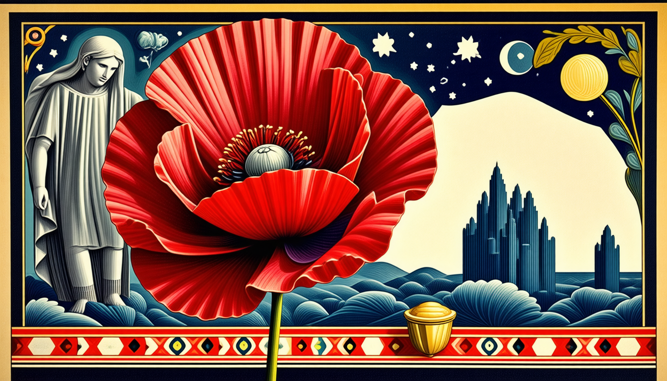 découvrez la symbolique profonde du coquelicot, fleur de consolation et de repos éternel, et laissez-vous toucher par sa beauté et son message d'espoir.