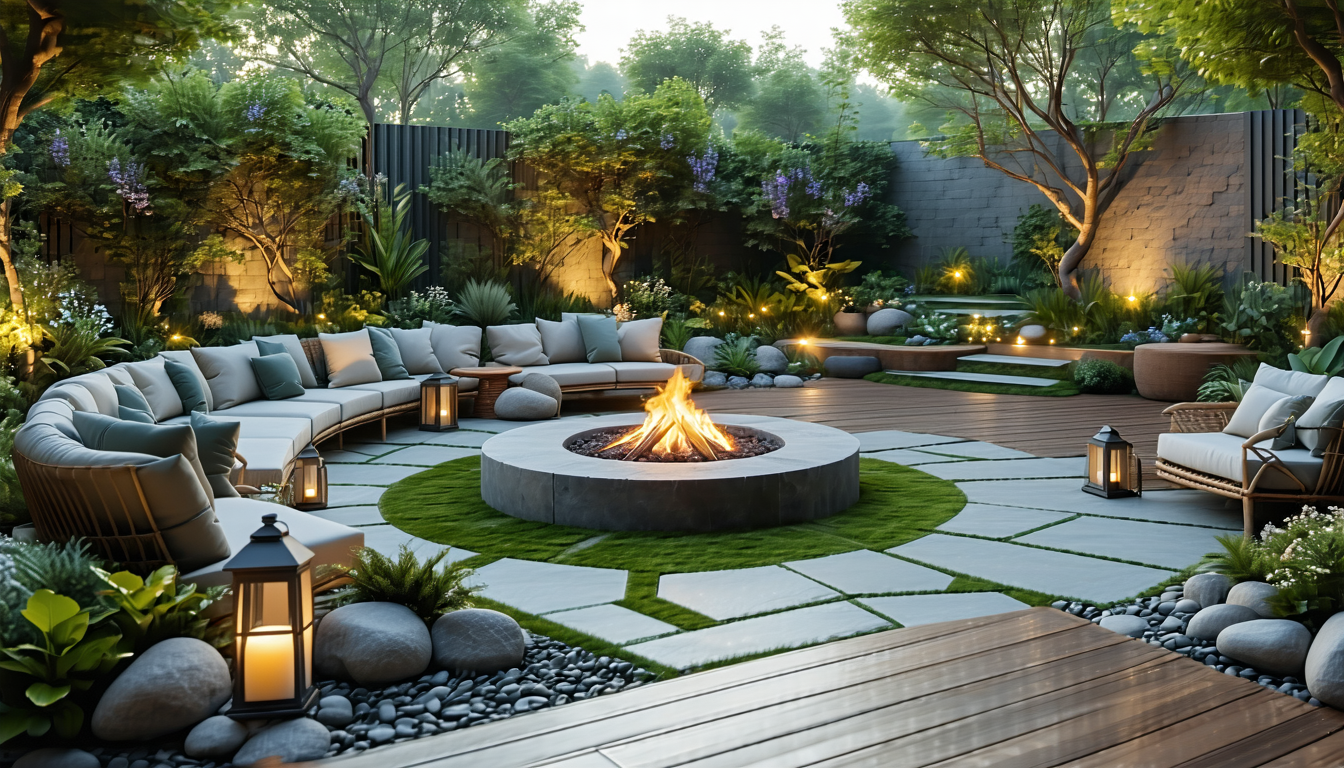 découvrez comment créer un coin feu de camp intégré pour sublimer votre terrasse paysagère. transformez votre espace extérieur en un lieu convivial et chaleureux, idéal pour des soirées inoubliables en famille ou entre amis.