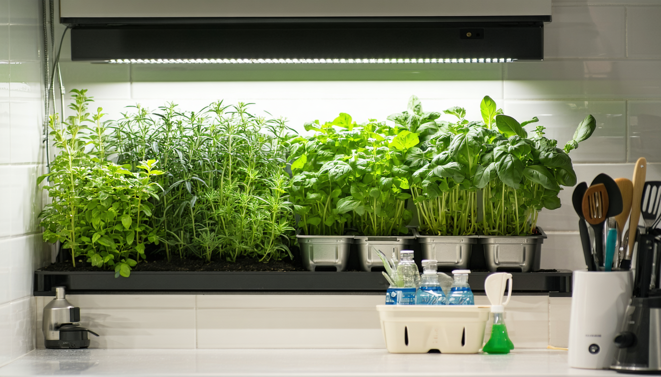 découvrez comment transformer votre cuisine en un havre de fraîcheur en apprenant à créer un micro-jardin d'aromates avec des lumières led. cultivez vos herbes favorites tout en ajoutant une touche décorative à votre intérieur!