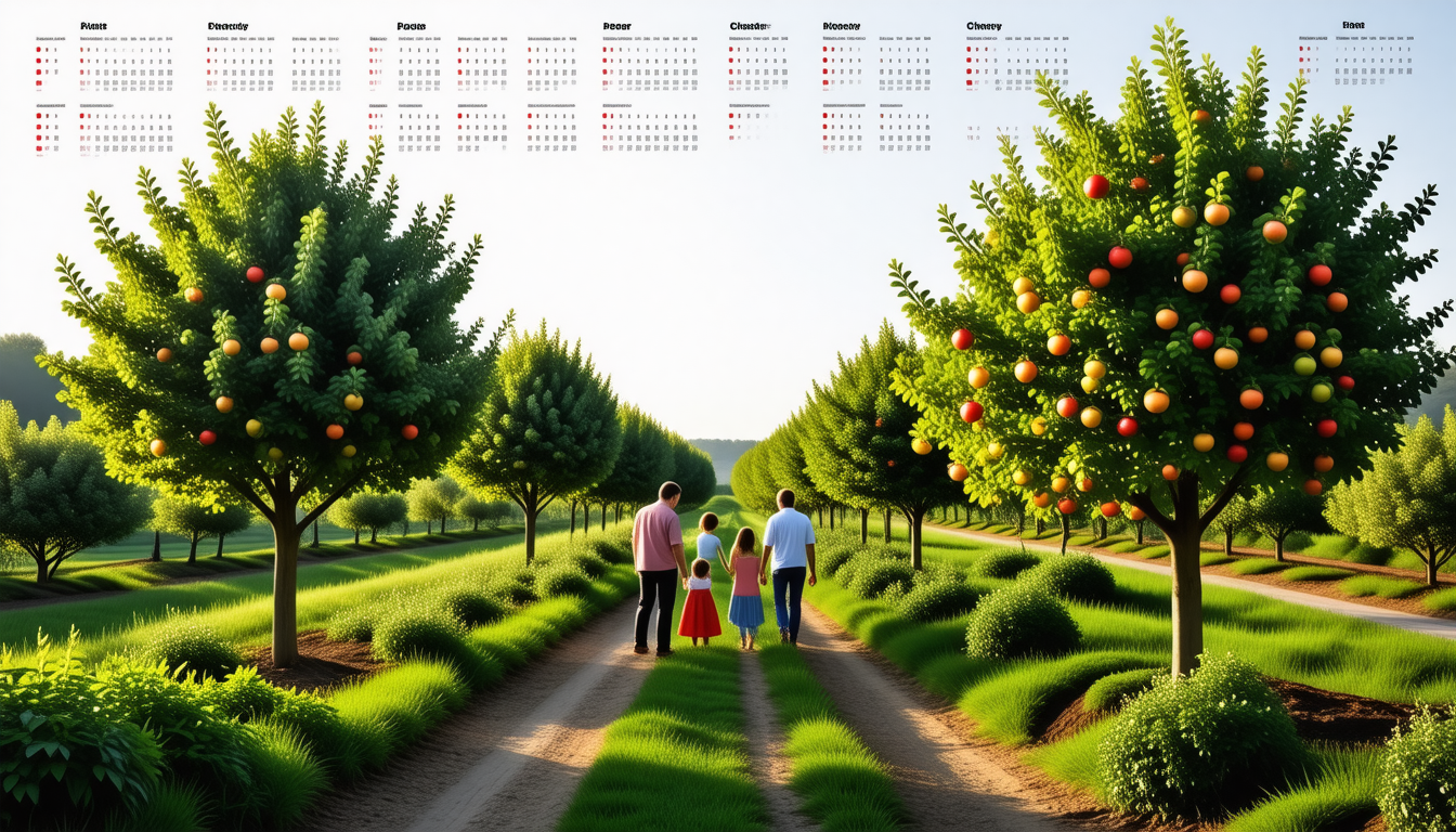 découvrez comment créer un verger familial réussi en choisissant les meilleures variétés de fruits et en suivant un calendrier de plantation adapté. transformez votre jardin en un espace productif et convivial pour toute la famille!
