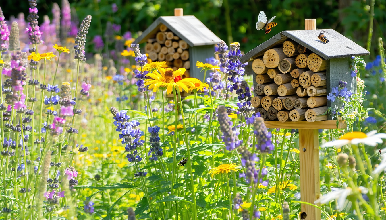 découvrez comment créer une zone de biodiversité chez vous en aménageant une prairie fleurie et des hôtels à insectes. apprenez des techniques simples pour favoriser la pollinisation et attirer la faune, tout en embellissant votre espace extérieur.