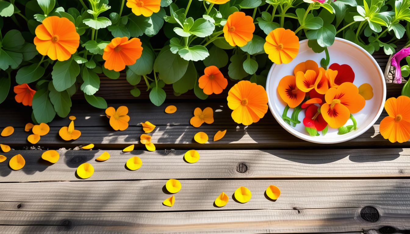découvrez comment cultiver des fleurs comestibles comme le souci et la capucine pour sublimer vos plats avec des touches parfumées et colorées.