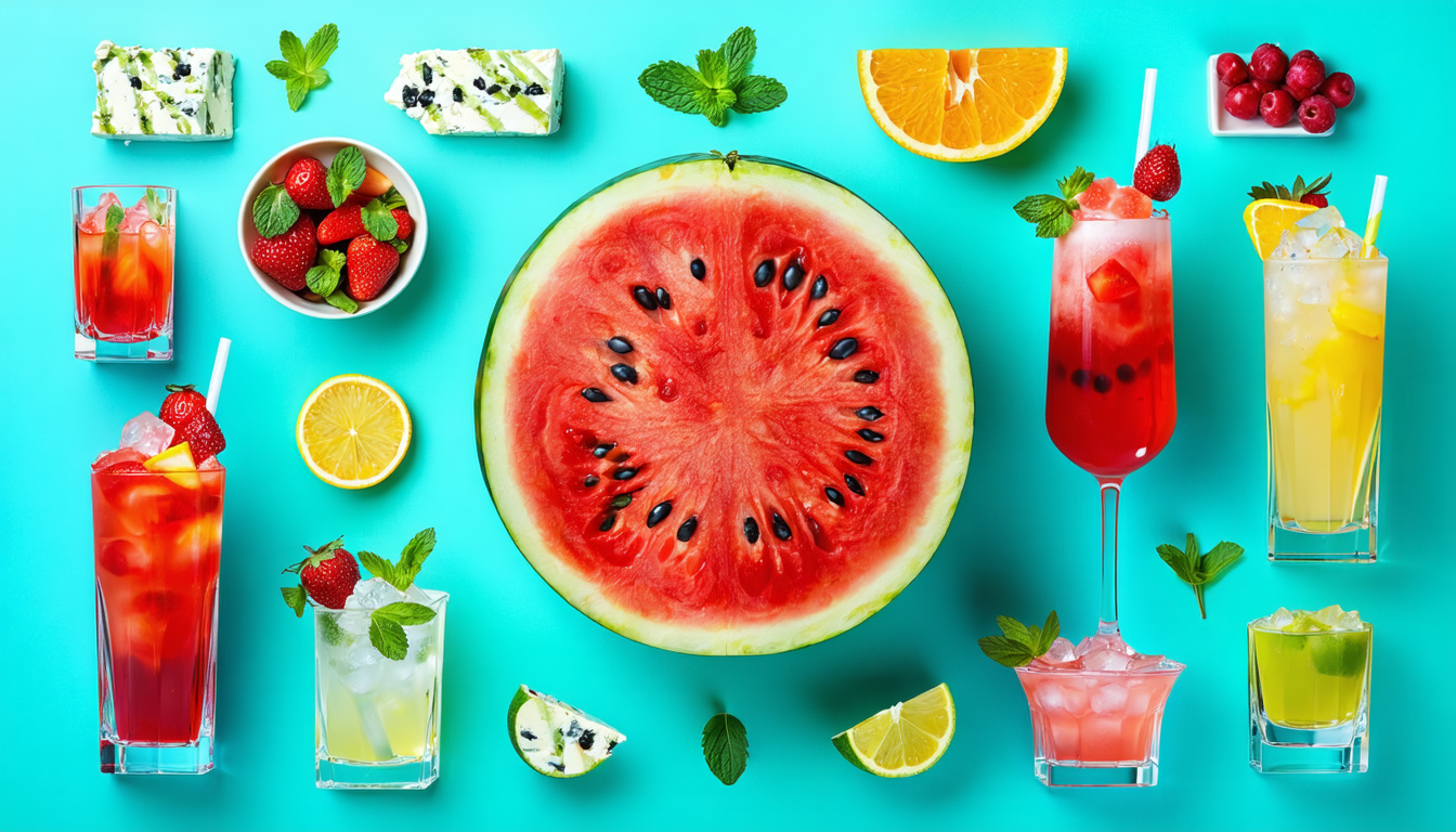 découvrez la pastèque, le fruit emblématique de l'été ! explorez notre sélection de 10 recettes innovantes et désaltérantes qui mettent en valeur ce délice juteux. parfait pour se rafraîchir lors des chaudes journées estivales.