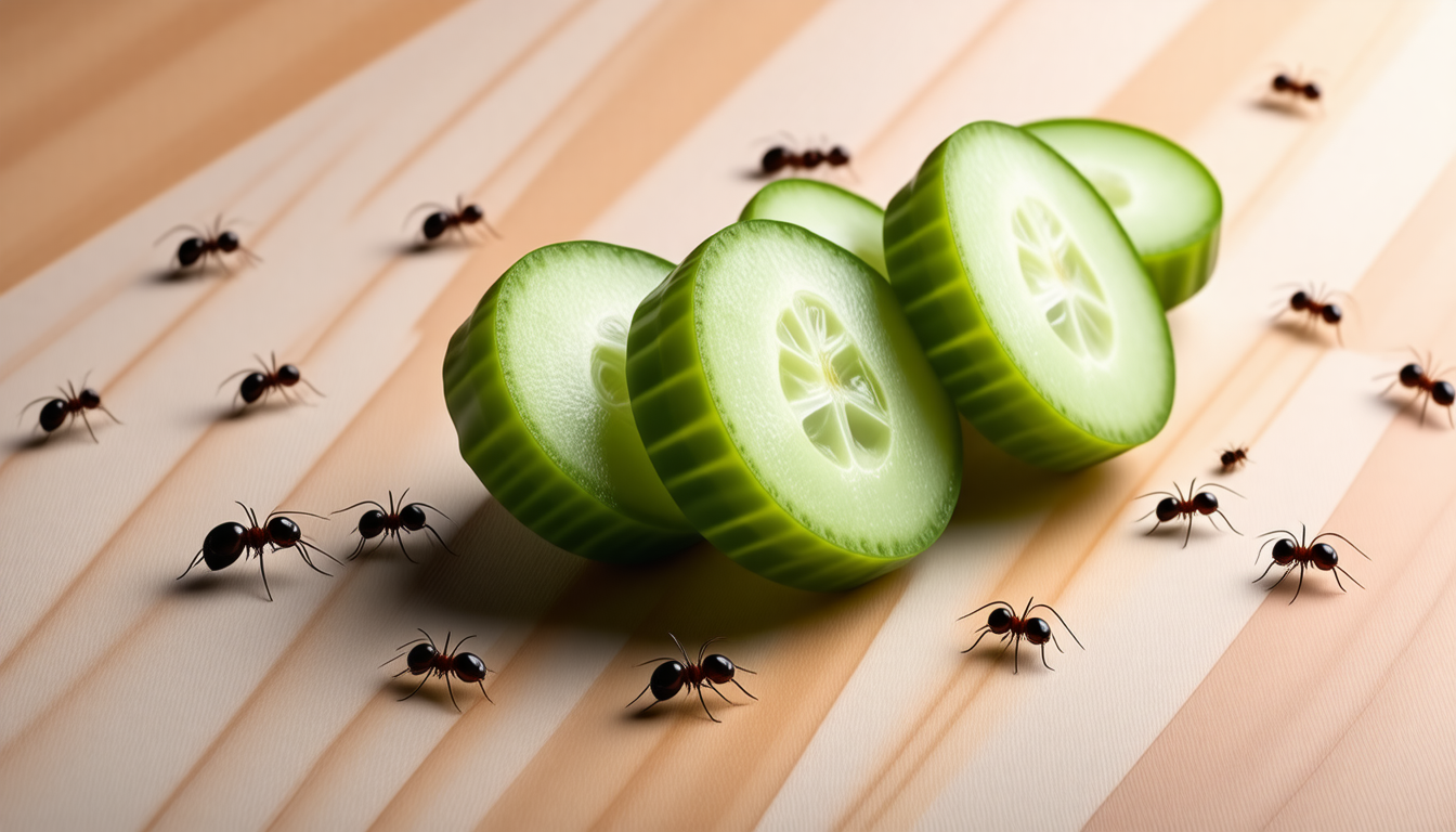 découvrez comment utiliser des rondelles de concombre pour éloigner naturellement les fourmis de votre maison. une astuce simple et efficace pour un environnement sans insectes.