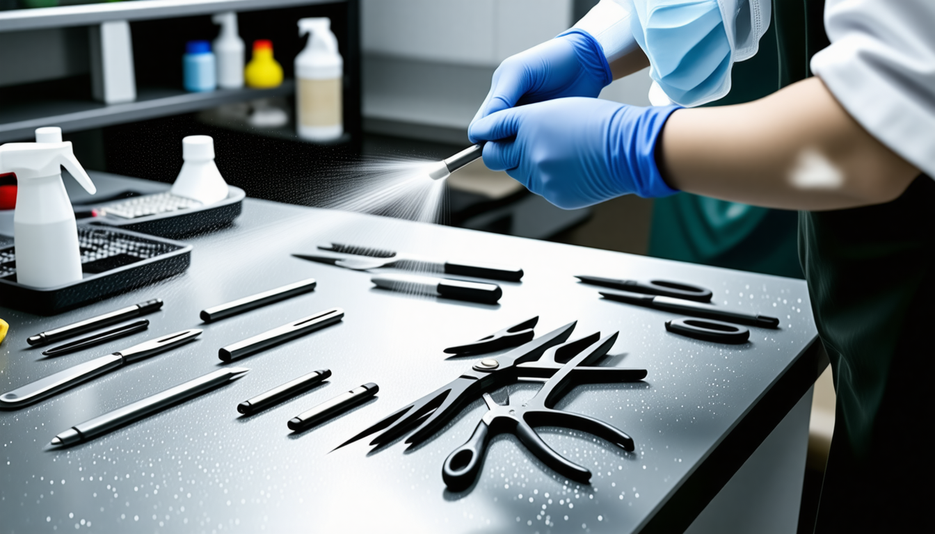découvrez l'importance de la désinfection des outils de coupe pour prévenir la propagation des maladies. apprenez les meilleures pratiques et techniques pour assurer un environnement sain et sécurisé lors de vos activités de coupe. protégez votre santé et celle des autres grâce à une bonne hygiène des outils.