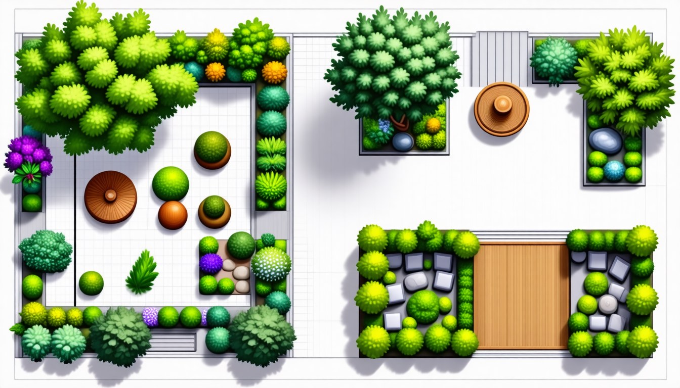 découvrez un exemple de plan d’aménagement pour un petit jardin de ville de 100 m² : idées, conseils et astuces pour optimiser l’espace et créer un extérieur agréable, fonctionnel et esthétique.