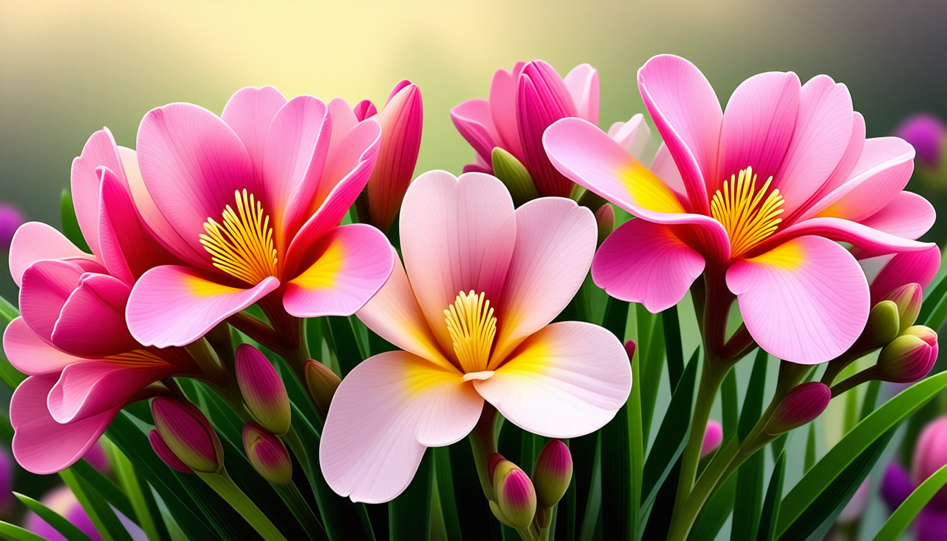 découvrez la symbolique du freesia, fleur d'amitié et de confiance, idéale pour exprimer vos sentiments avec délicatesse et sincérité.