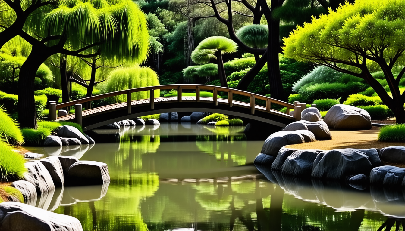découvrez l'élégance des jardins japonais à travers nos idées d'inspiration japonisante : des ponts gracieux, des lanternes apaisantes et des mini-bassins zen pour transformer votre espace extérieur en un havre de paix.