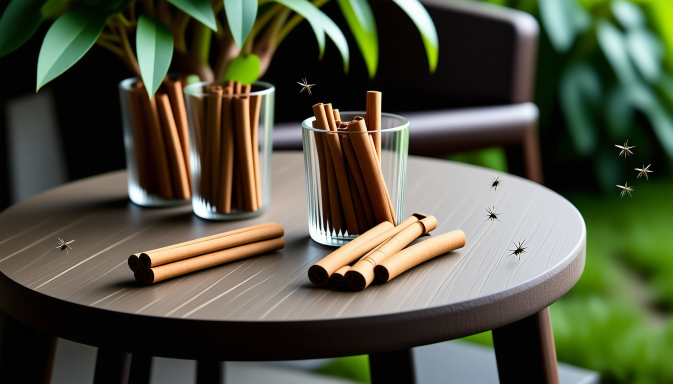 découvrez comment utiliser des bâtons de cannelle pour éloigner naturellement les moustiques et profiter d'un environnement plus sain et agréable.