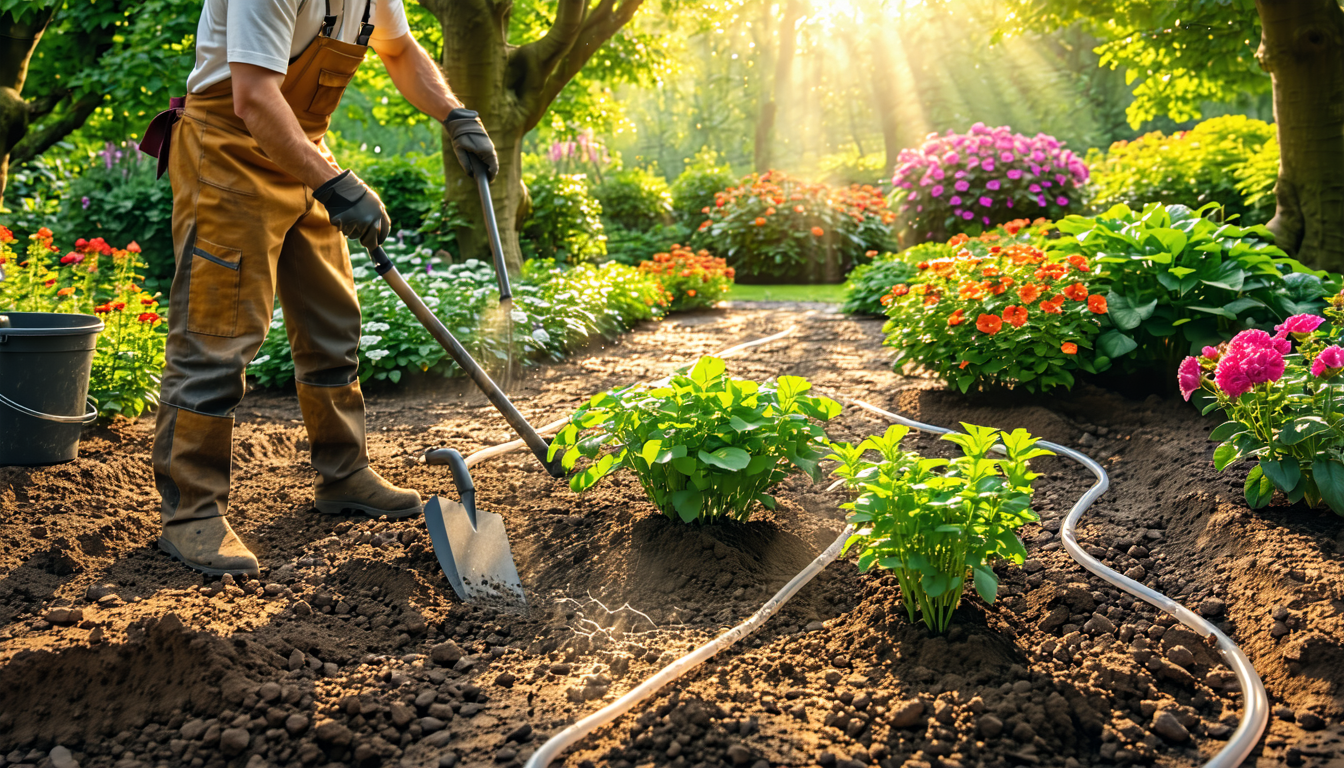 découvrez comment installer un système d'arrosage goutte-à-goutte enterré pour optimiser l'irrigation de votre jardin. profitez d'une solution économique et discrète qui garantit des plantes en bonne santé tout en préservant l'esthétique de votre espace extérieur.