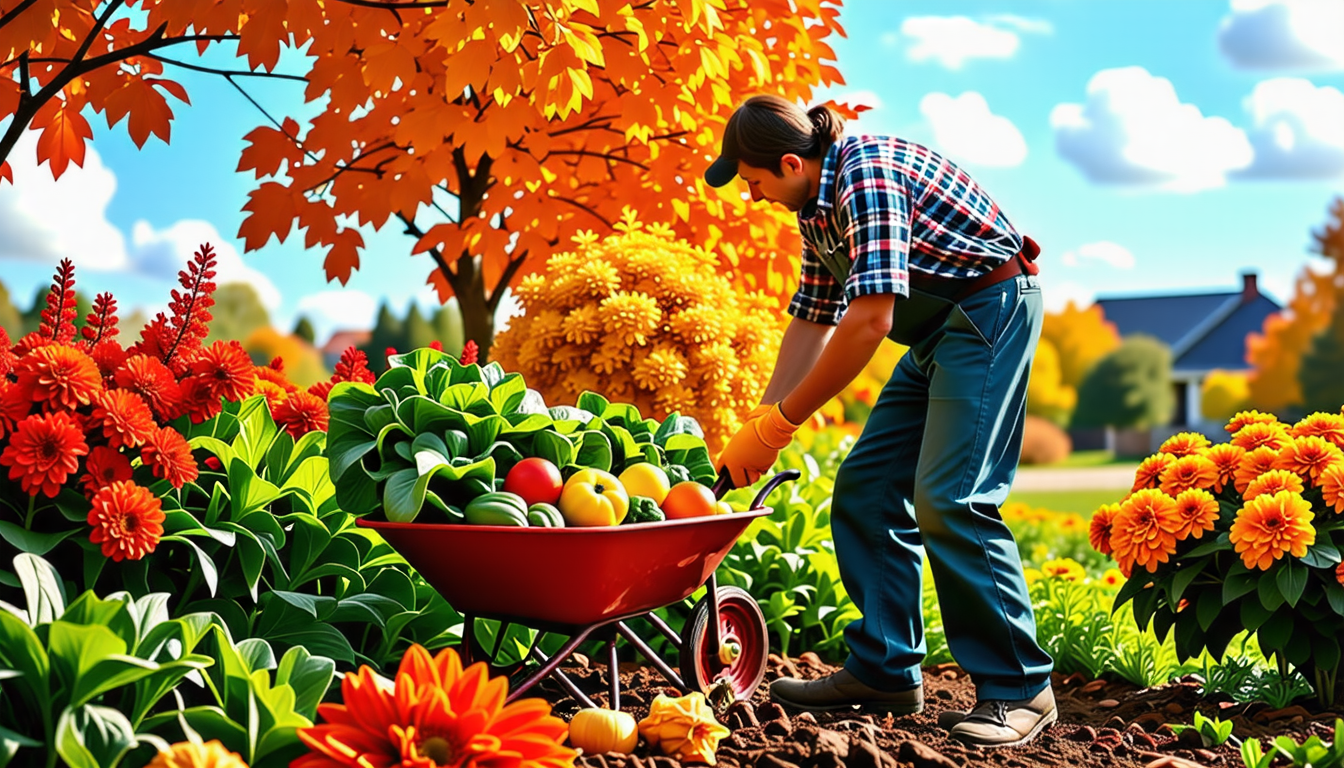 découvrez les tâches essentielles de jardinage à réaliser en octobre pour préparer votre jardin pour l'hiver. astuces pour entretenir vos plantes, planter des bulbes et profiter des récoltes d'automne.