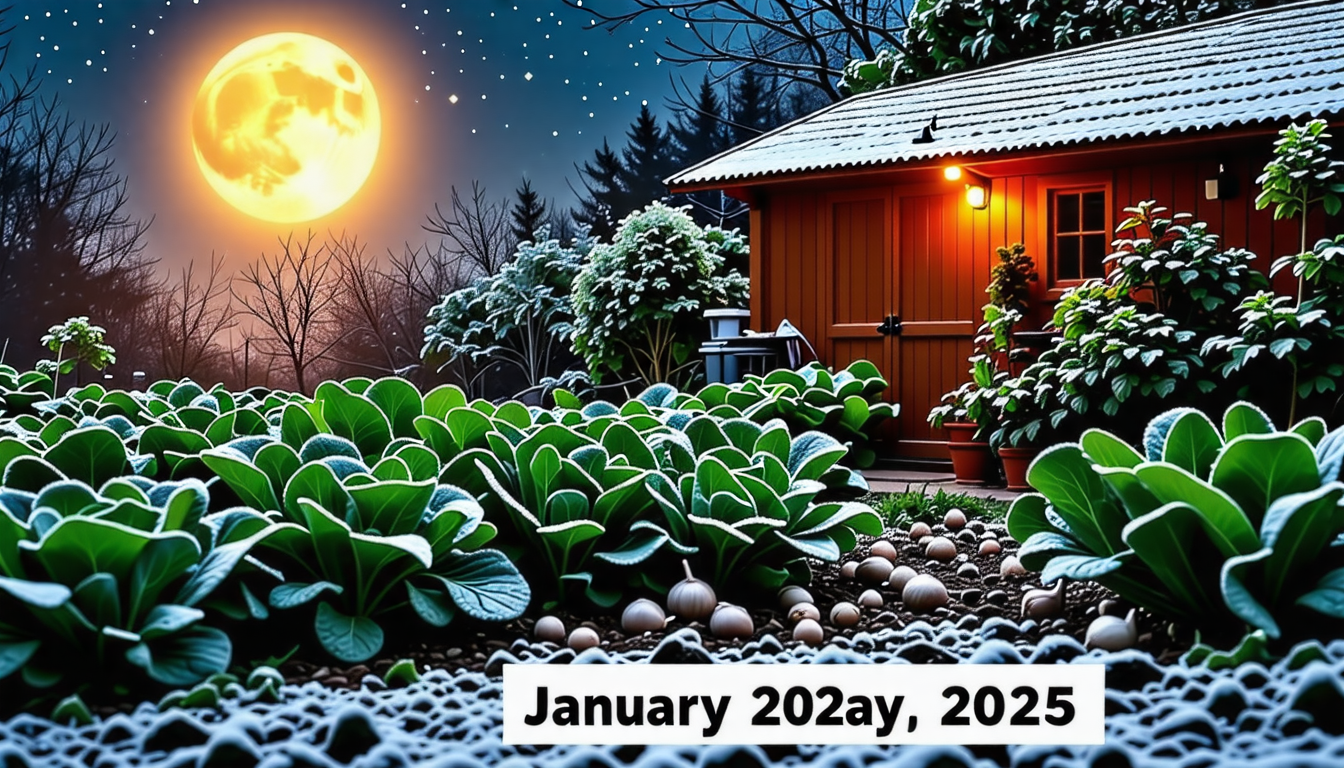 découvrez nos conseils de jardinage pour janvier 2025 en harmonie avec le calendrier lunaire. optimisez vos plantations et récoltes en suivant les phases de la lune pour un jardin florissant et en pleine santé.