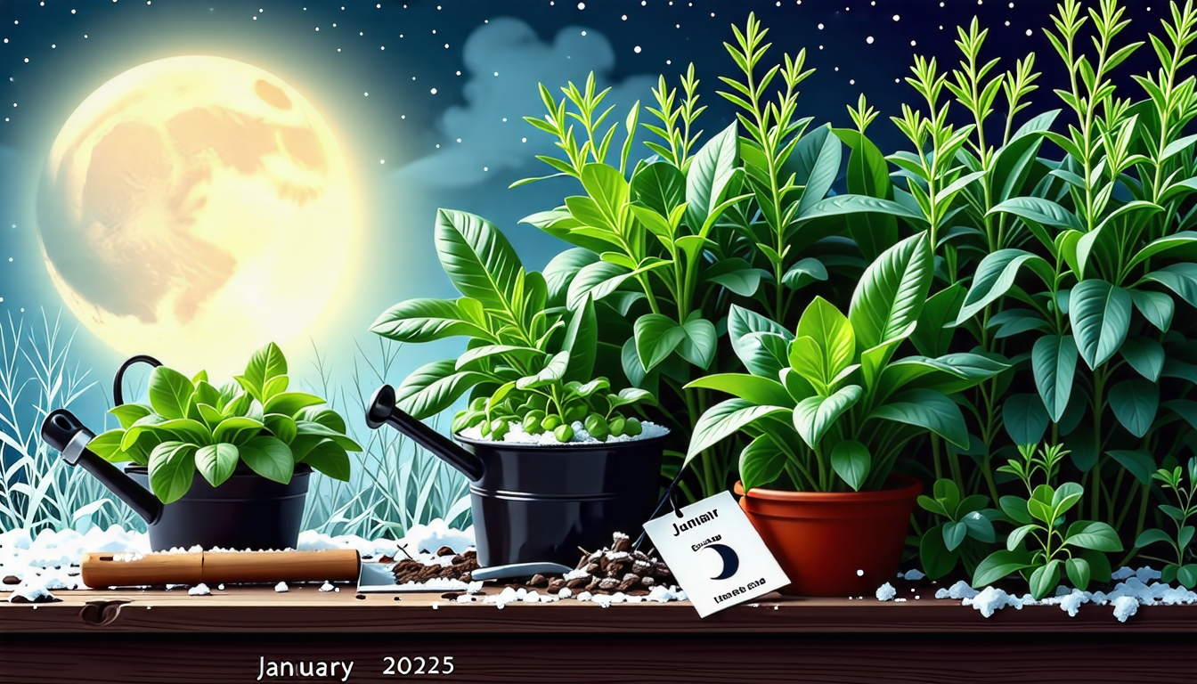 découvrez comment jardiner en harmonie avec les phases de la lune en janvier 2025. nos conseils pratiques vous aideront à planifier vos semis, entretiens et récoltes pour maximiser la santé de vos plantes. suivez notre guide lunaire pour un jardin florissant toute l'année !