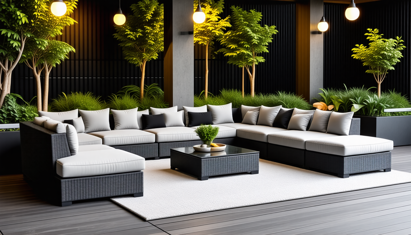découvrez les jardins lounge : un mobilier modulable qui transforme votre espace extérieur en un véritable havre de paix. créez des ambiances cocooning et profitez de moments de détente inoubliables tout en alliant style et confort.